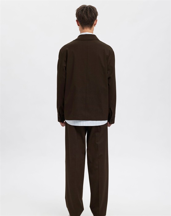 ANRKarl 253 Lano Overshirt - Dark Brown